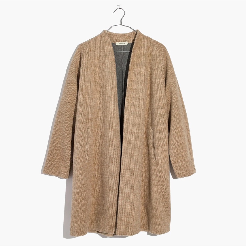 Madewell Stanza Herringbone Coat